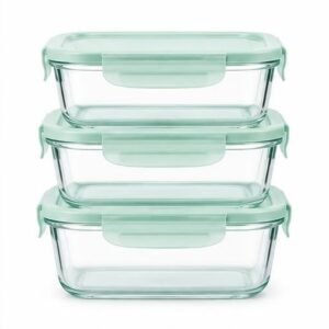Glass Food Storage Container Set